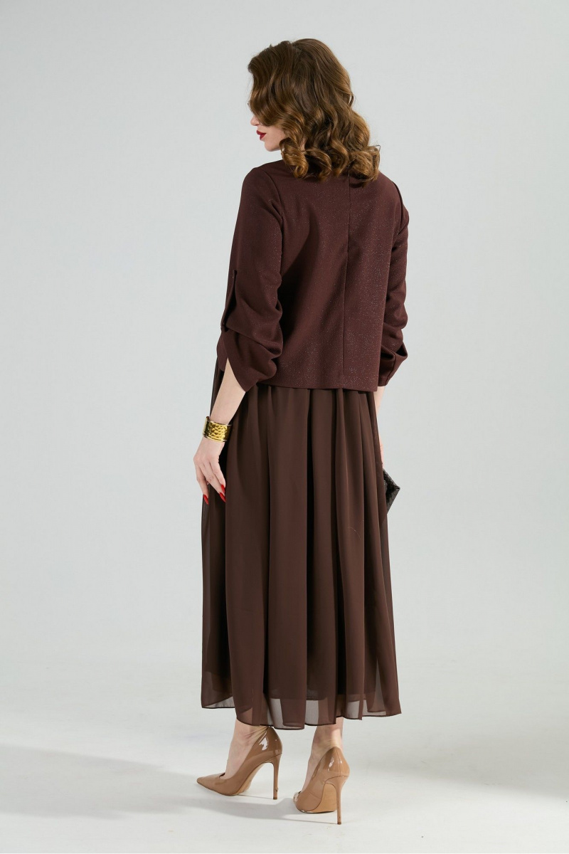 Платья NikVa 740-21 шоколад