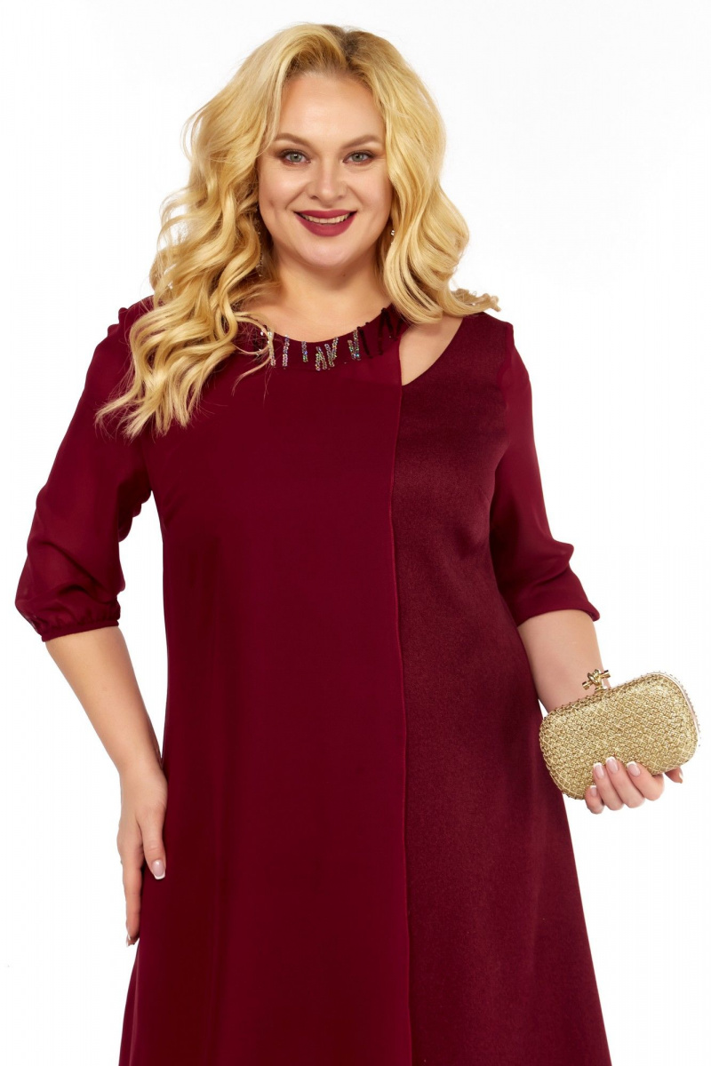 Платья Belinga 1237 бордовый