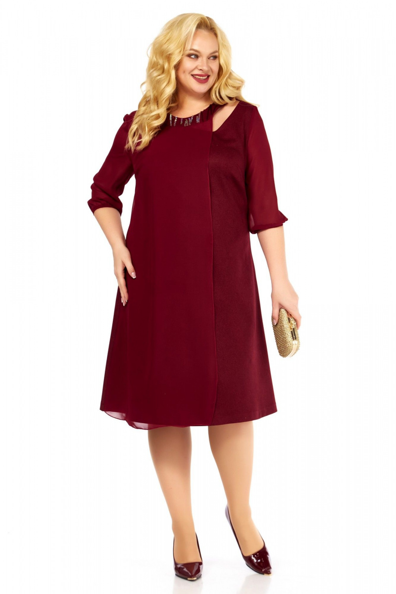 Платья Belinga 1237 бордовый