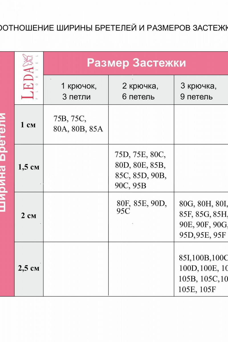 Бюстгальтеры и бюстье Леди Леда 256-367