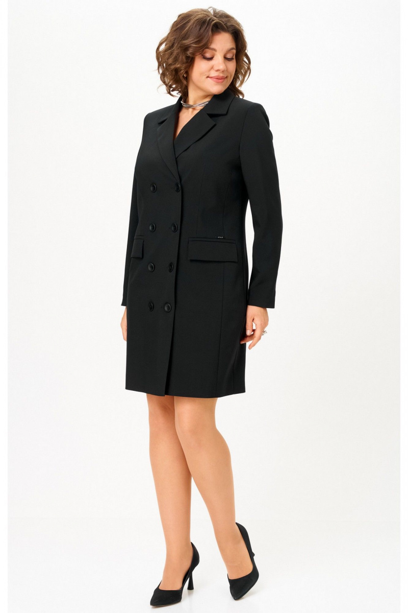 Платья БелЭльСтиль 852-2_36_22 черный