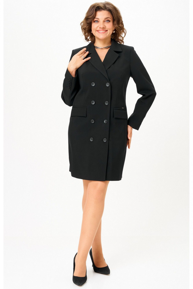 Платья БелЭльСтиль 852-2_36_22 черный