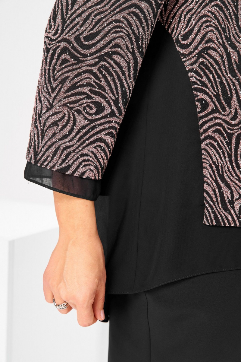 Брючный комплект Romanovich Style 2-2880 черный/клевер