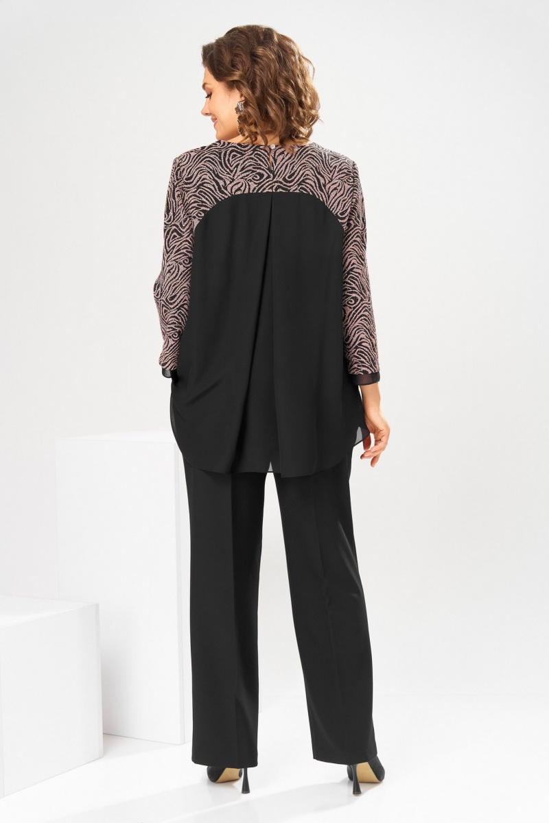 Брючный комплект Romanovich Style 2-2880 черный/клевер