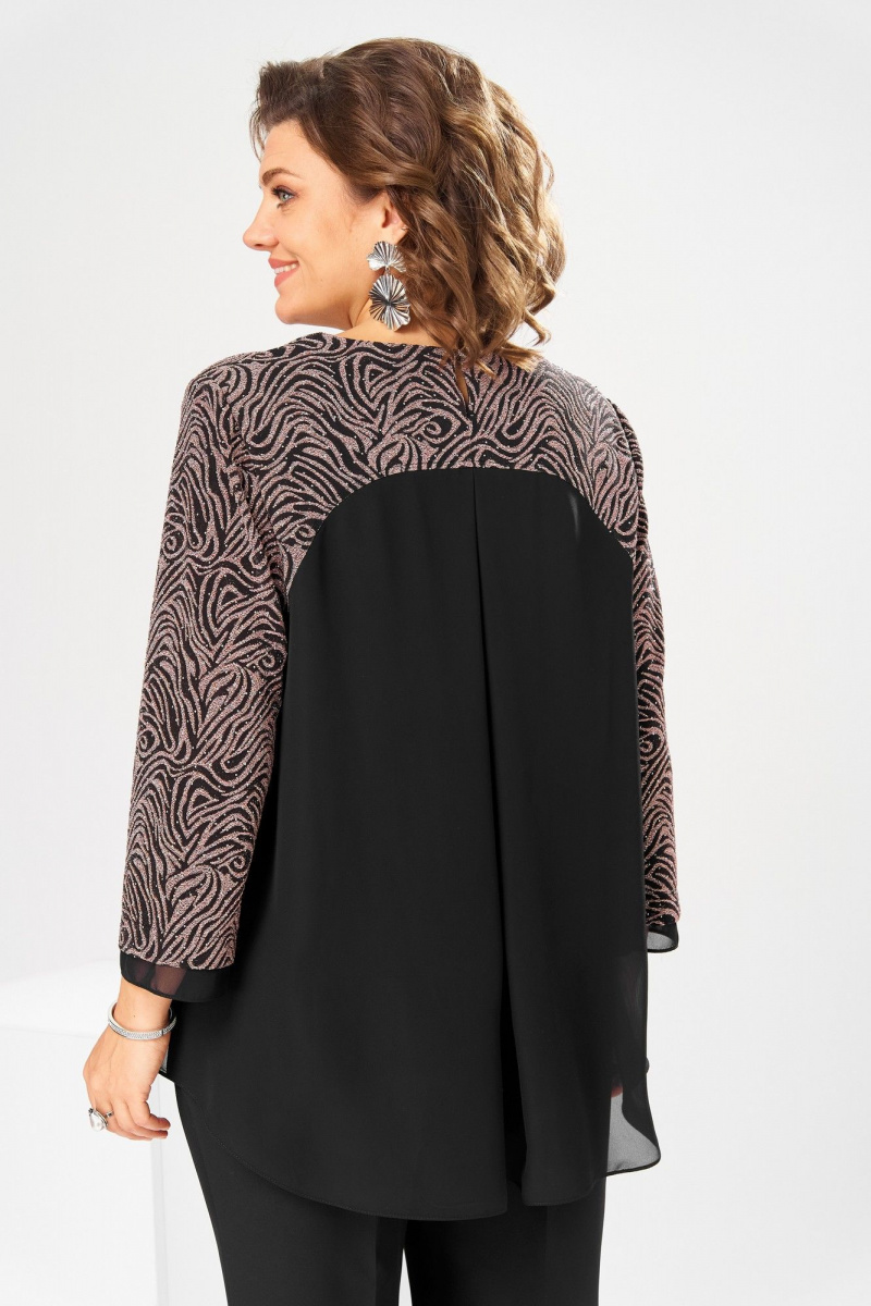 Брючный комплект Romanovich Style 2-2880 черный/клевер