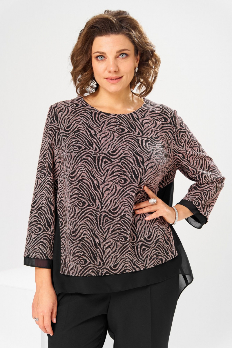 Брючный комплект Romanovich Style 2-2880 черный/клевер