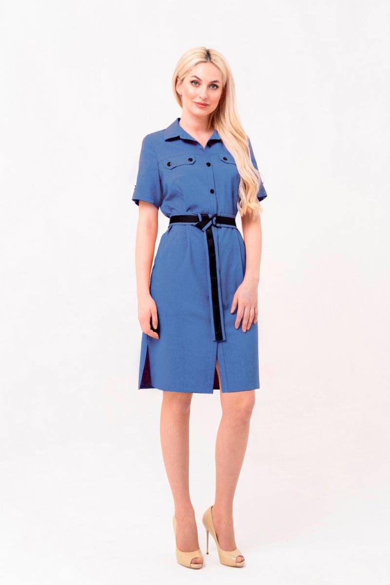 Платье Nalina 4457 голубой