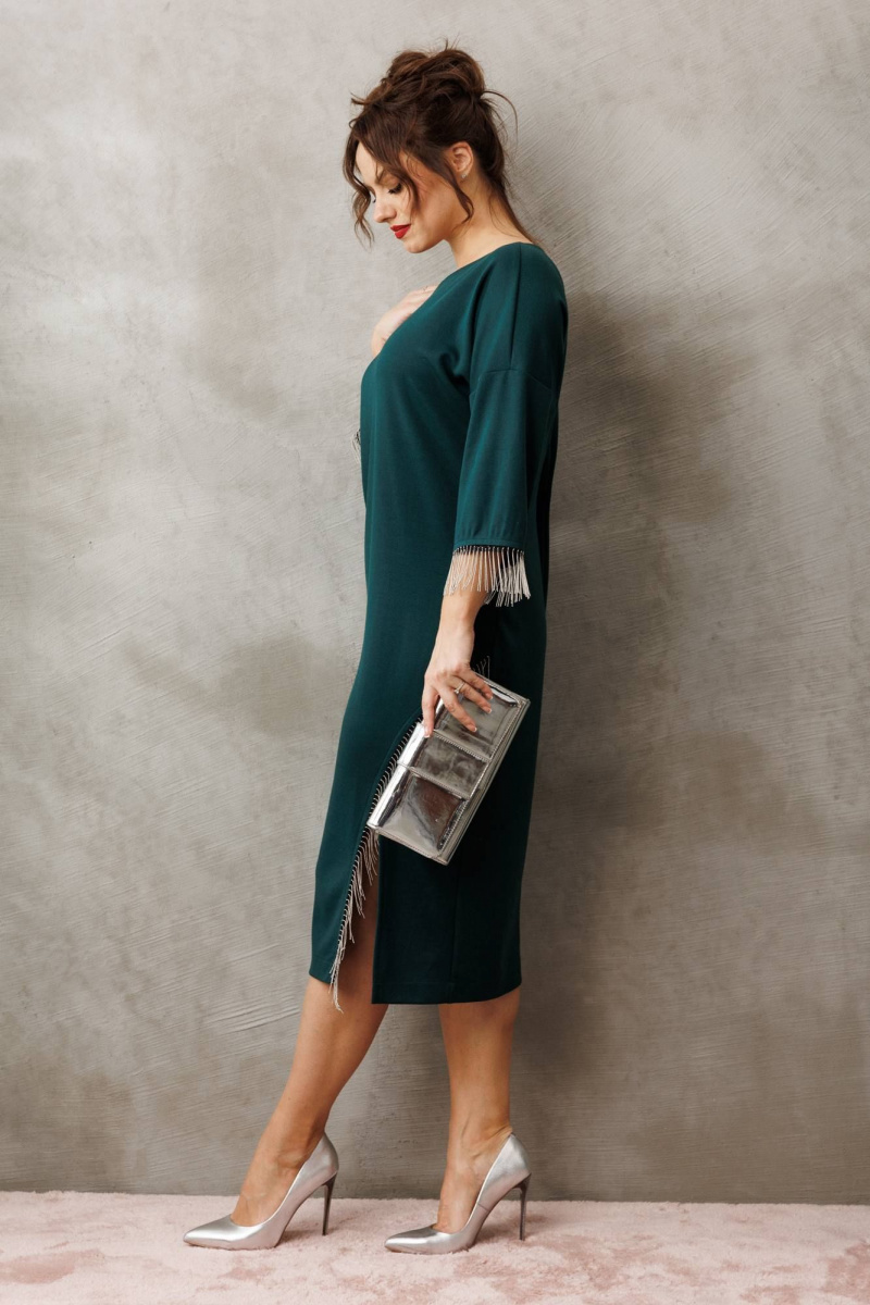 Платья Anastasia 1308 изумруд_