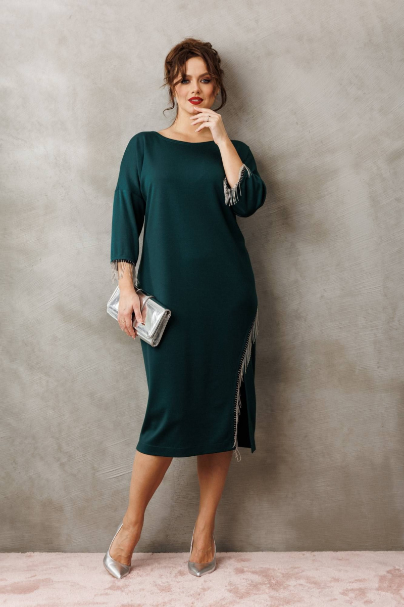 Платья Anastasia 1308 изумруд_