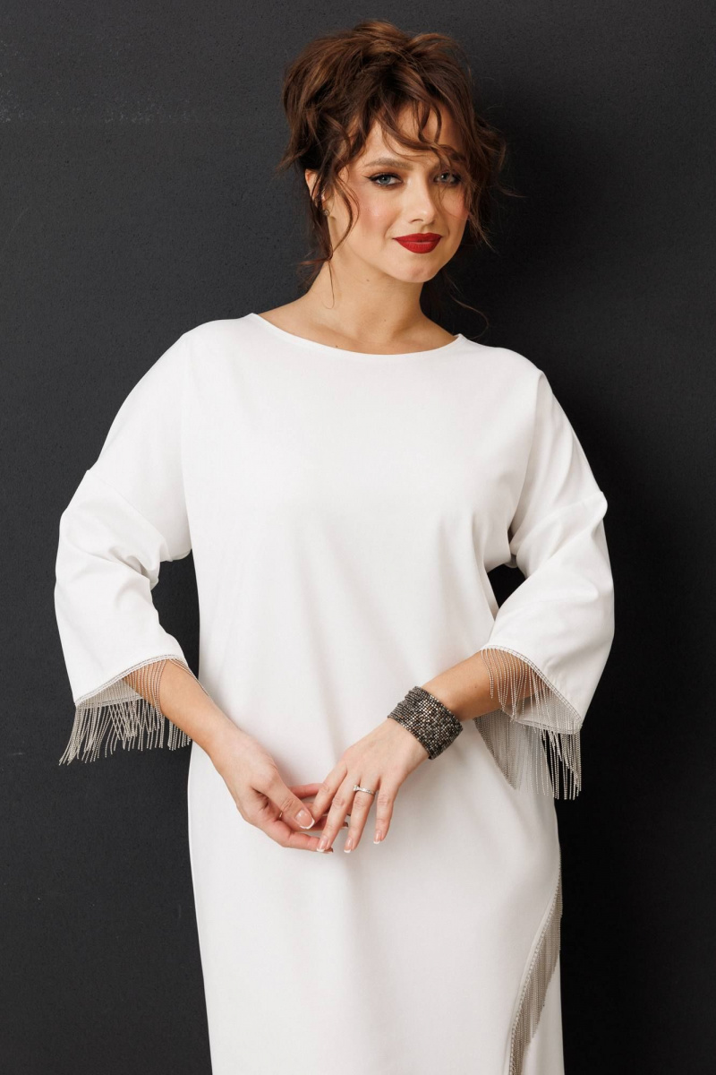 Платья Anastasia 1308 молочный