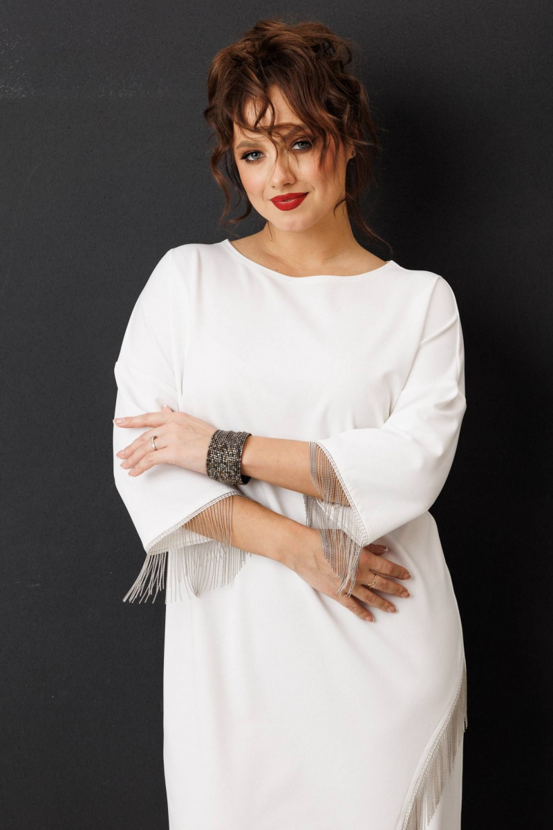 Платья Anastasia 1308 молочный