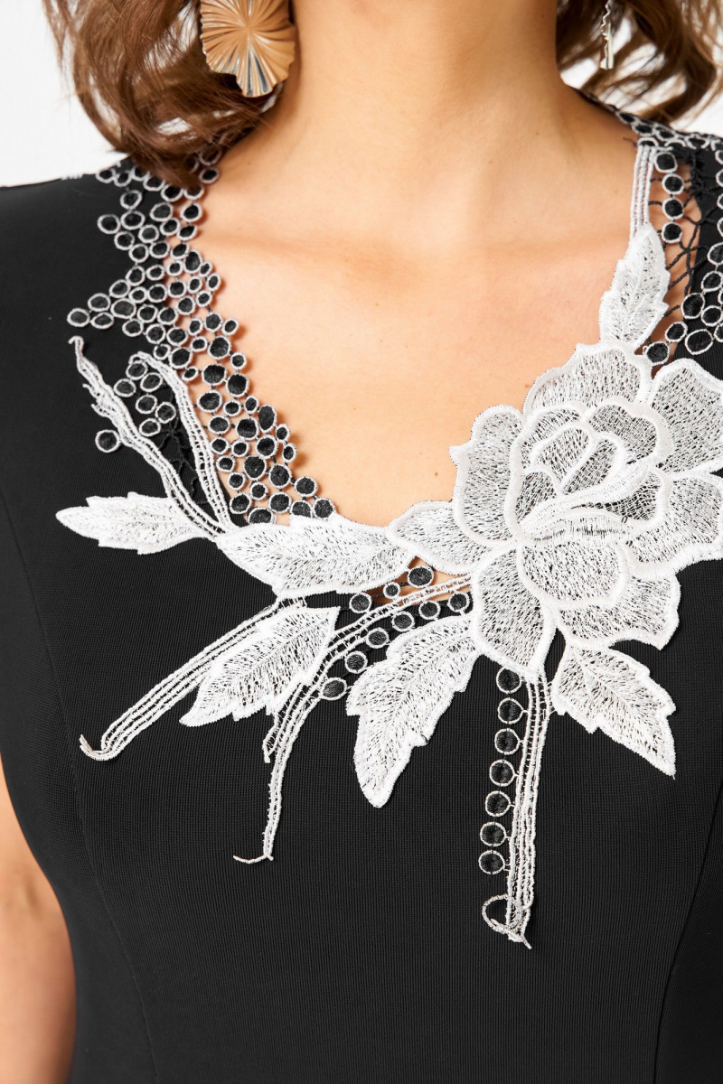 Платья Solomeya Lux 973Б черный-белый