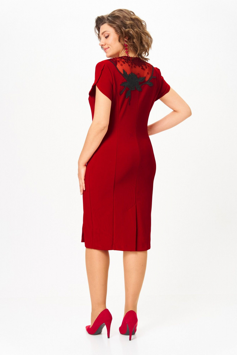 Платья Solomeya Lux 973Е вишня-черный