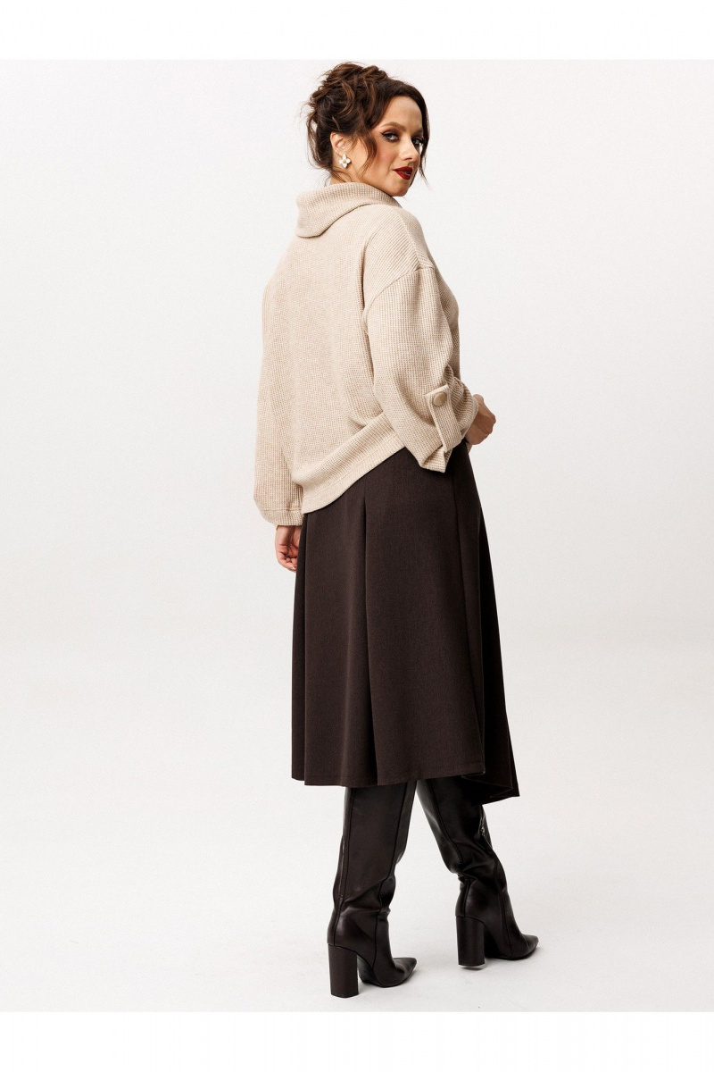 Юбки Liona Style 960 горький_шоколад