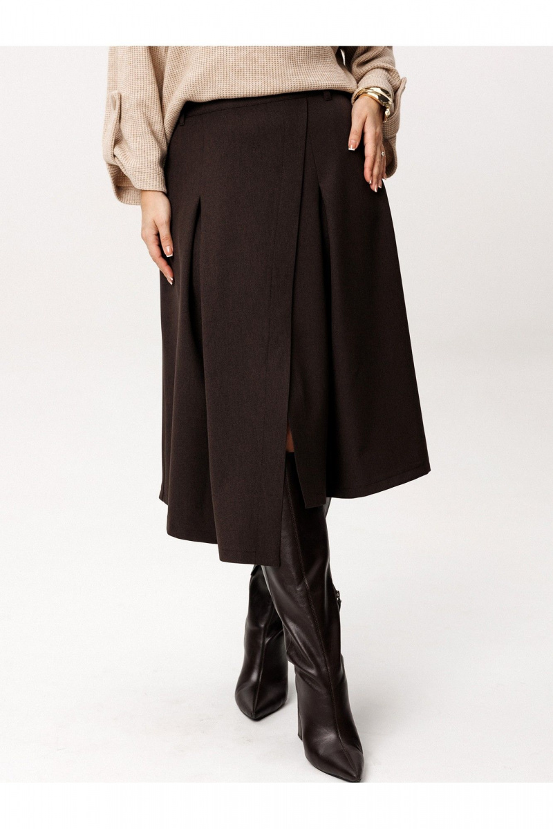 Юбки Liona Style 960 горький_шоколад