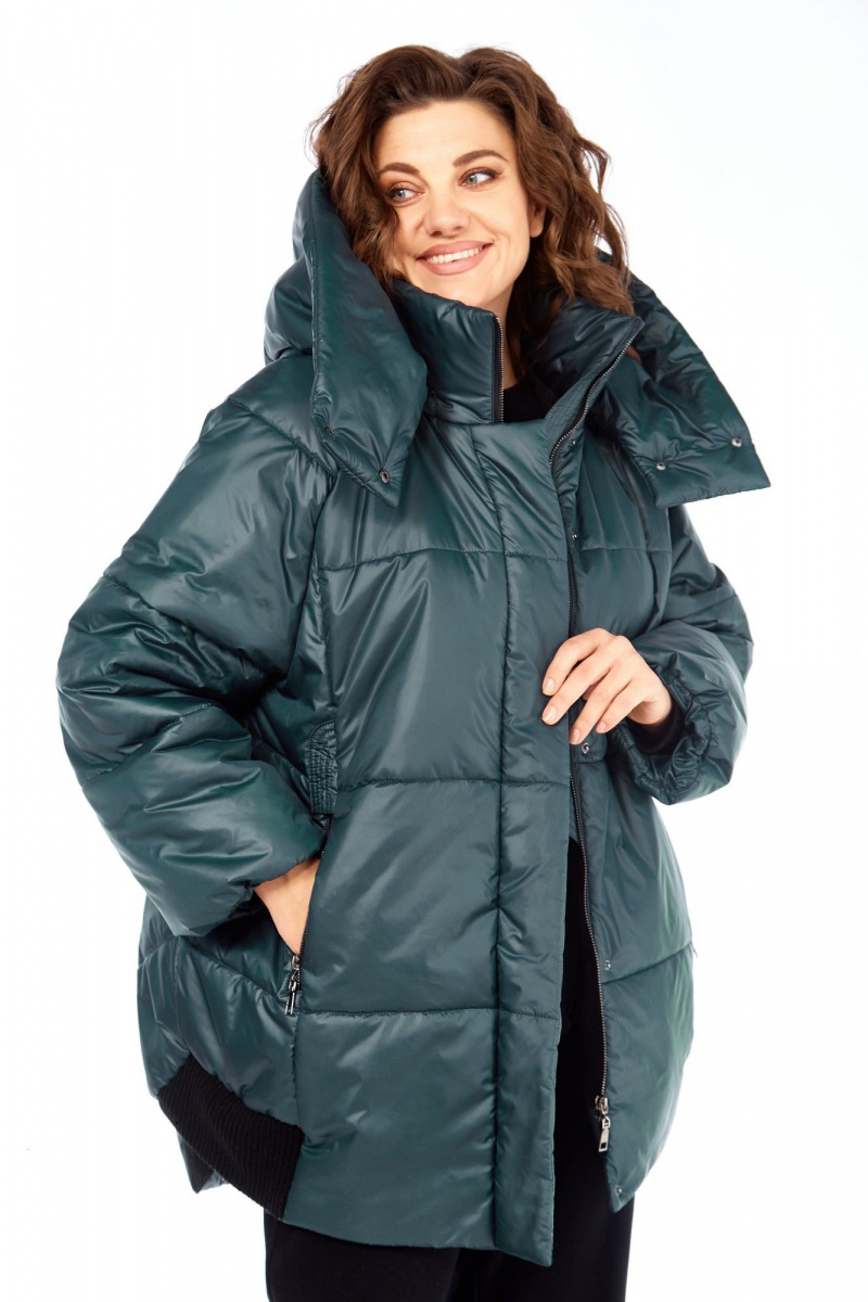 Женская куртка Диомант 2130 изумруд