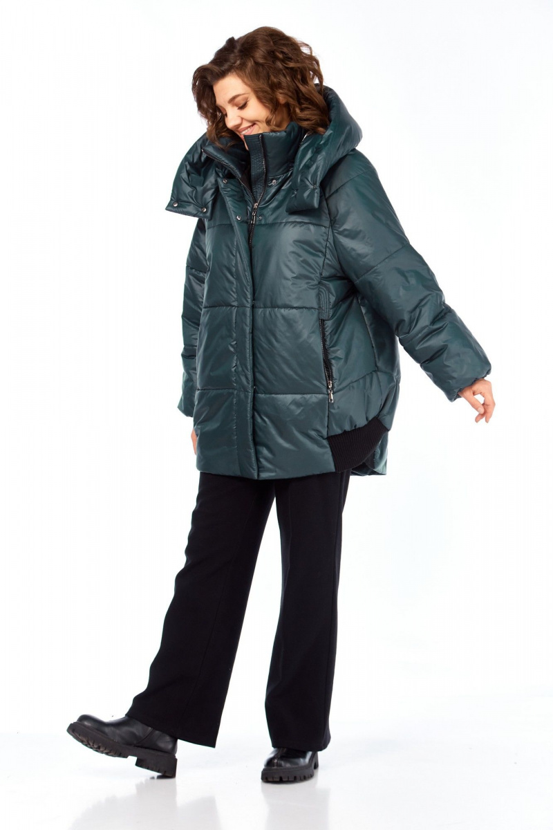 Женская куртка Диомант 2130 изумруд