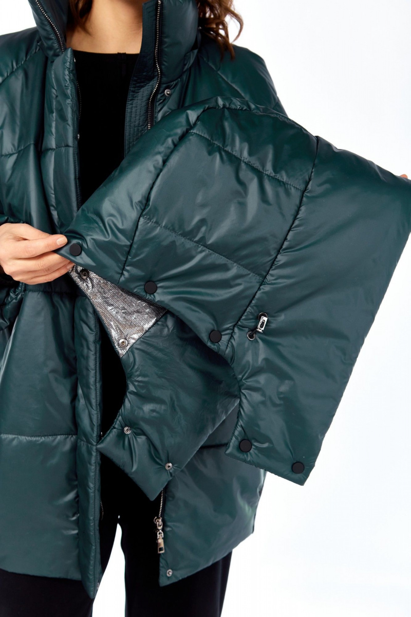Женская куртка Диомант 2130 изумруд