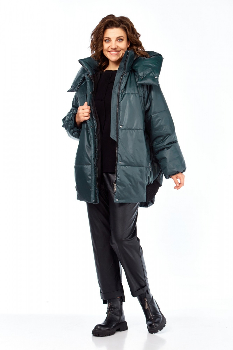 Женская куртка Диомант 2130 изумруд