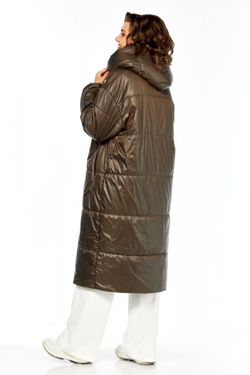 Женское пальто Диомант 2132 шоколад