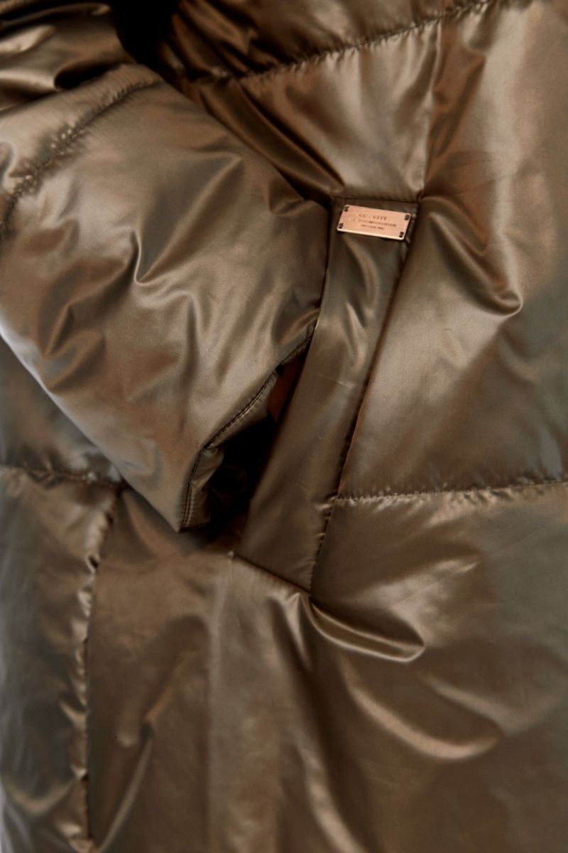 Женское пальто Диомант 2132 шоколад