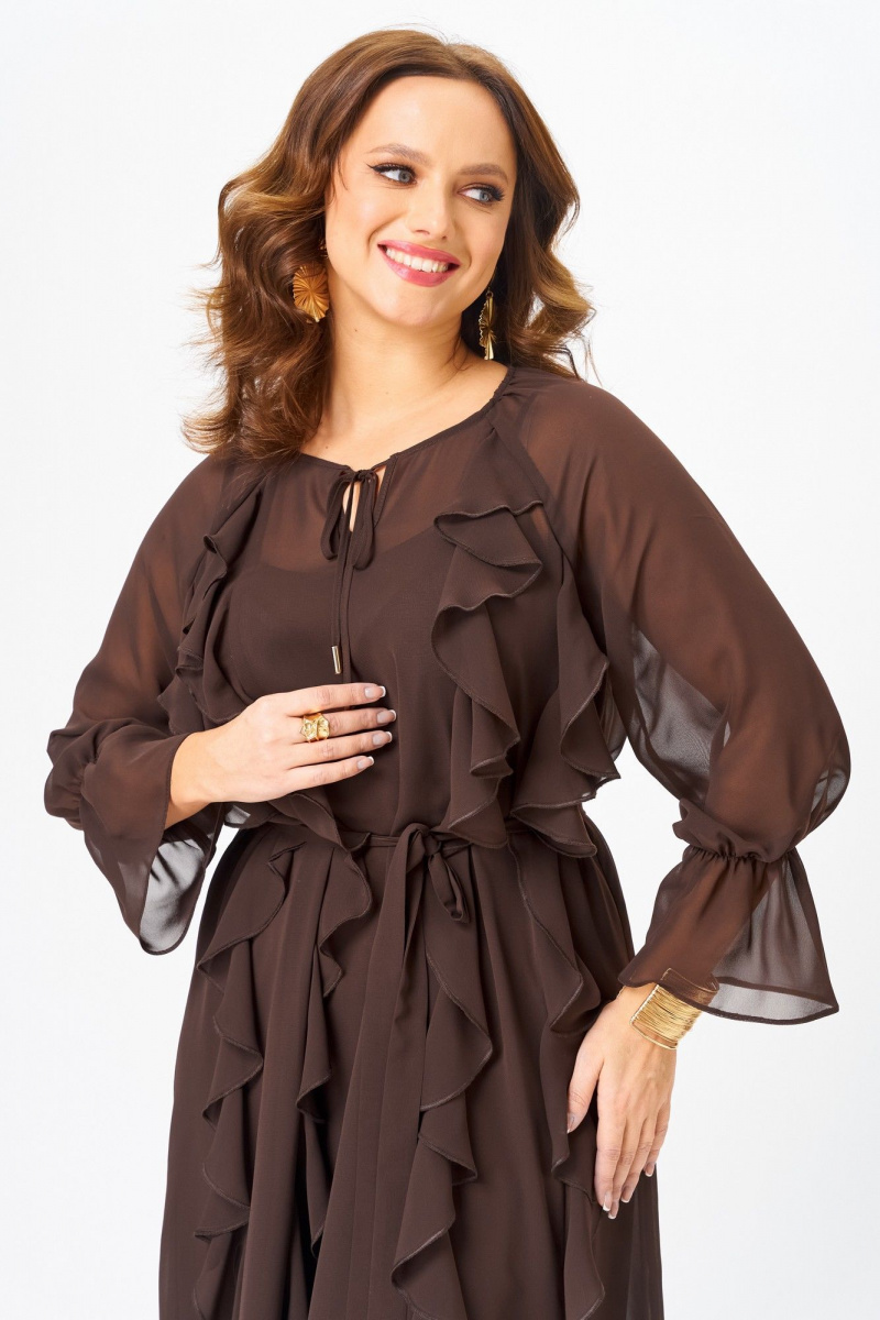 Платья БагираАнТа 1091 шоколад