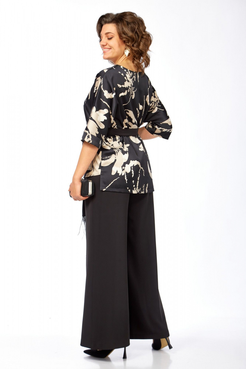 Брючный комплект БагираАнТа 1092 черный