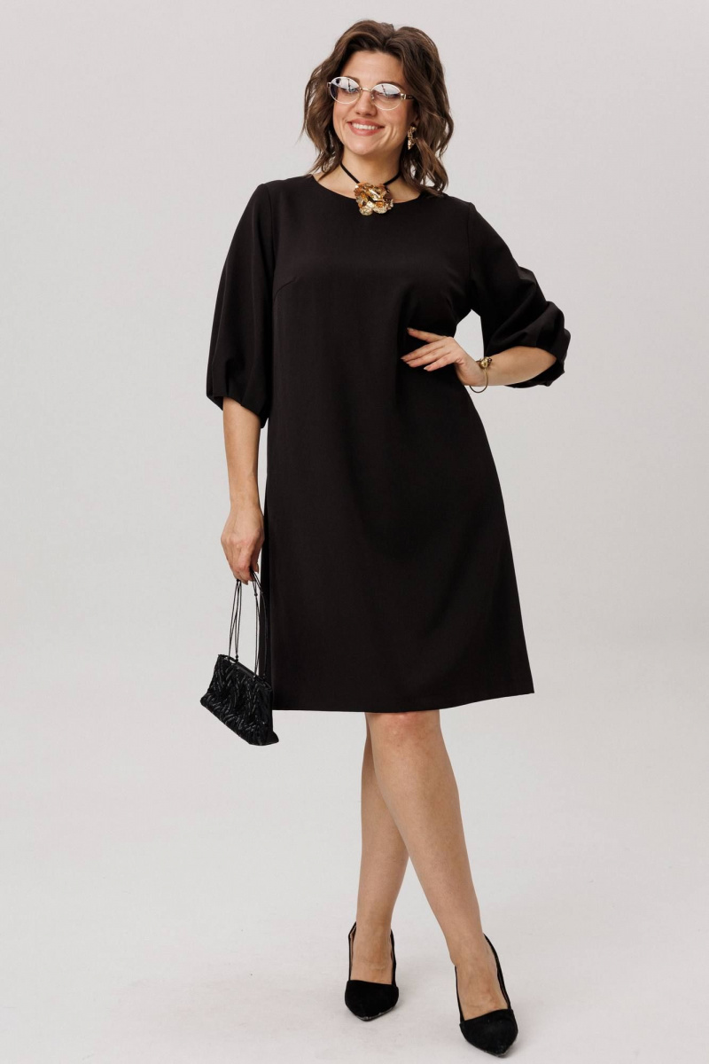 Платья Anelli 1792 лепесток_черной_мальвы