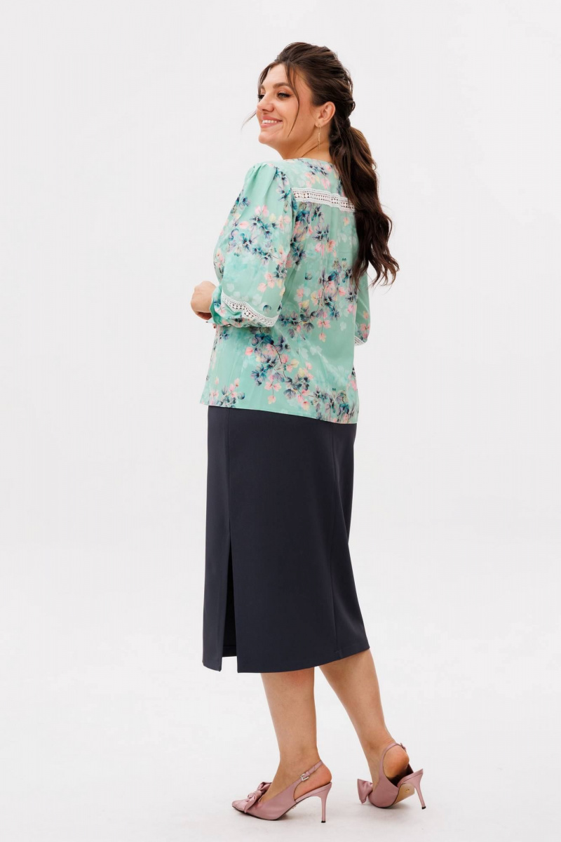 Юбки Anelli 1648 грифельный_силуэт