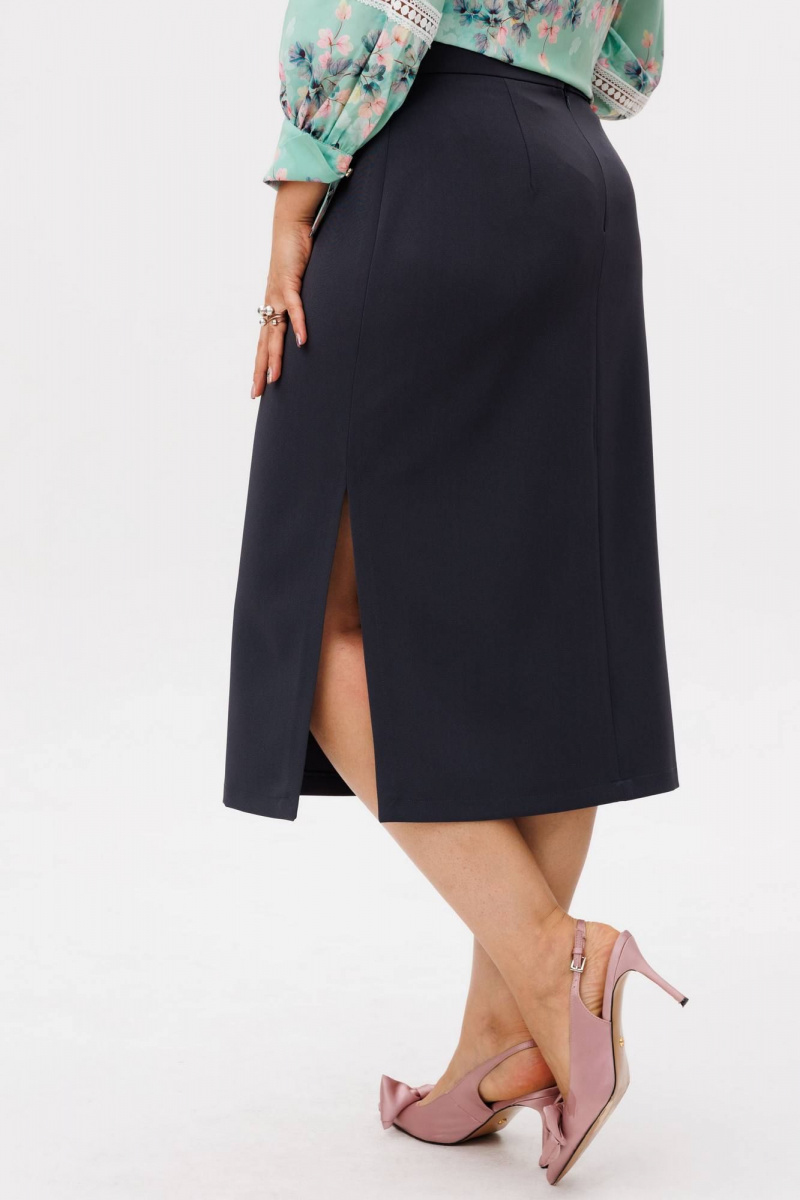 Юбки Anelli 1648 грифельный_силуэт