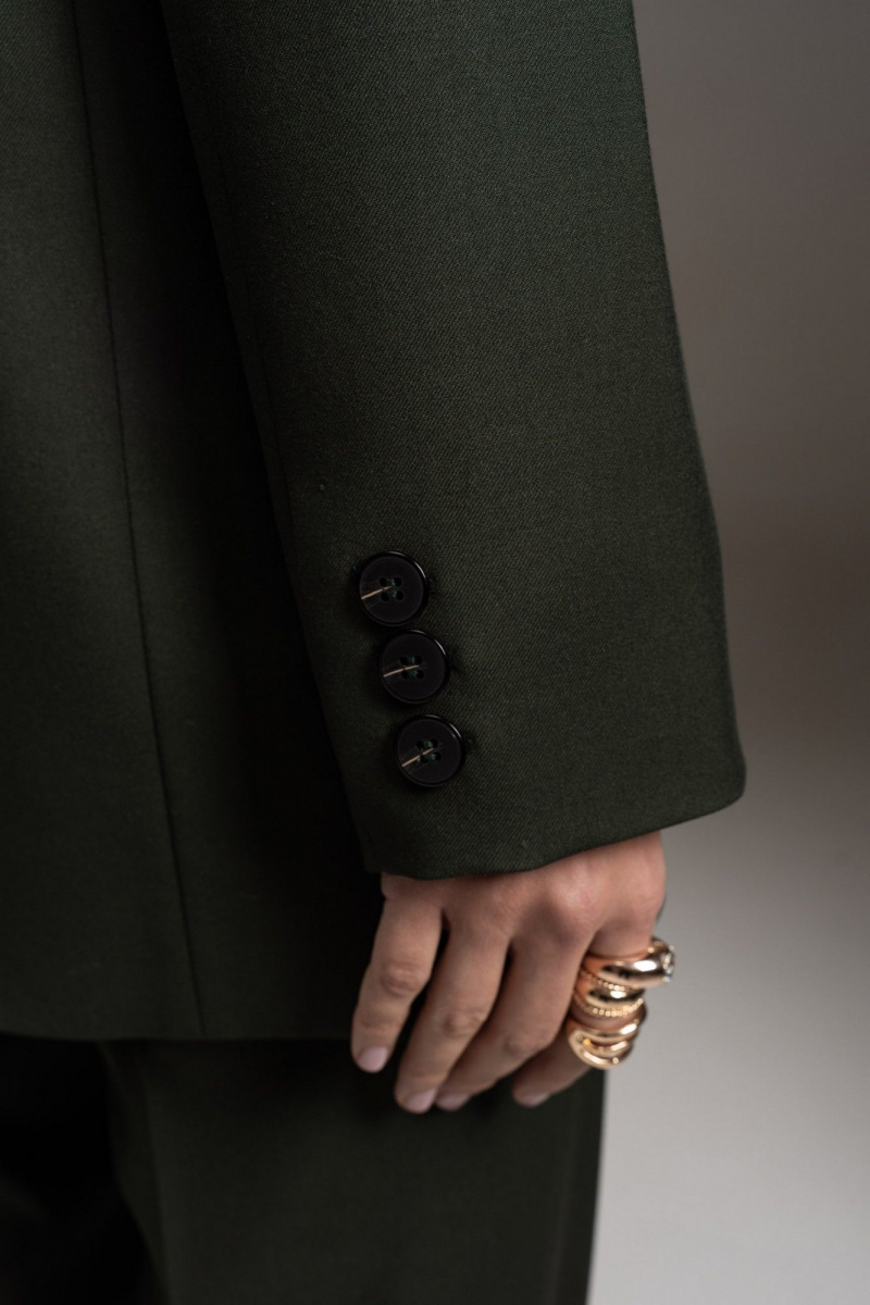 Брючный костюм SILVERSPICE S-1311 зеленый