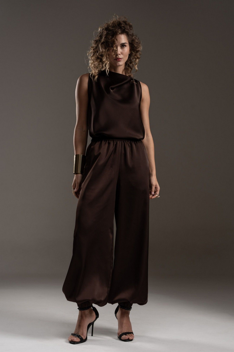 Брюки SILVERSPICE S-3527 шоколад