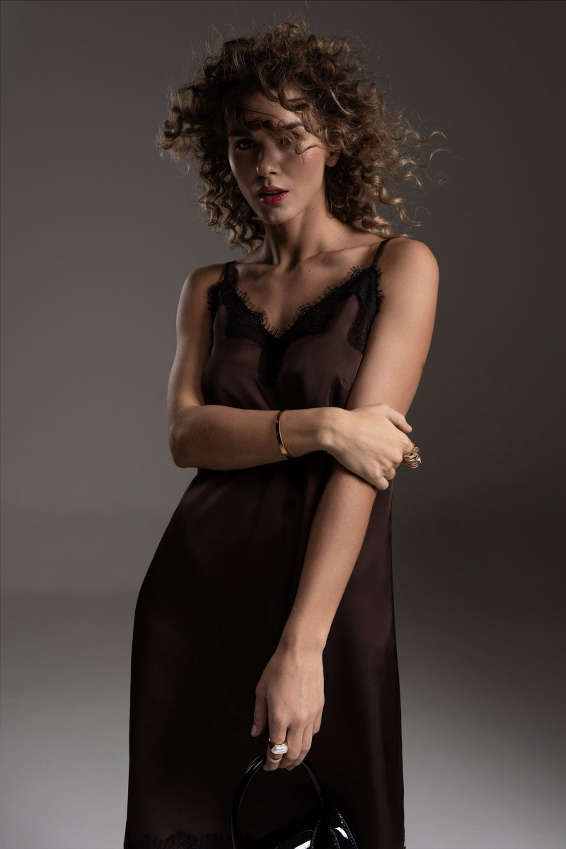 Платья SILVERSPICE S-5539 шоколад