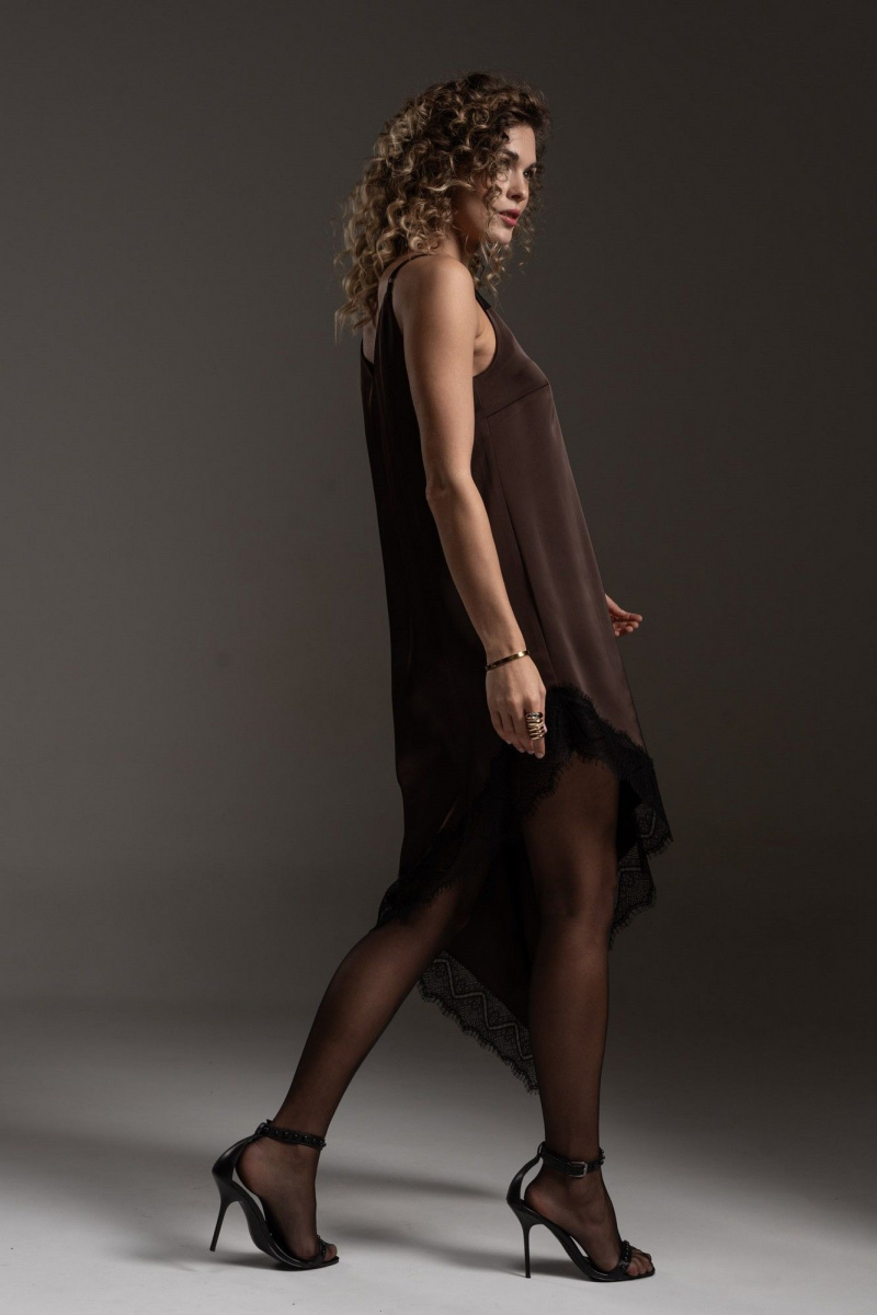 Платья SILVERSPICE S-5540 шоколад