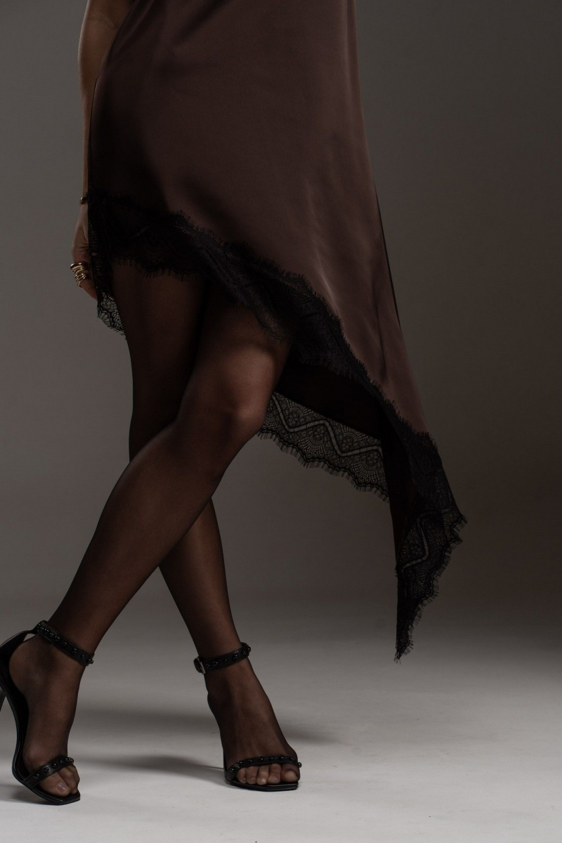 Платья SILVERSPICE S-5540 шоколад