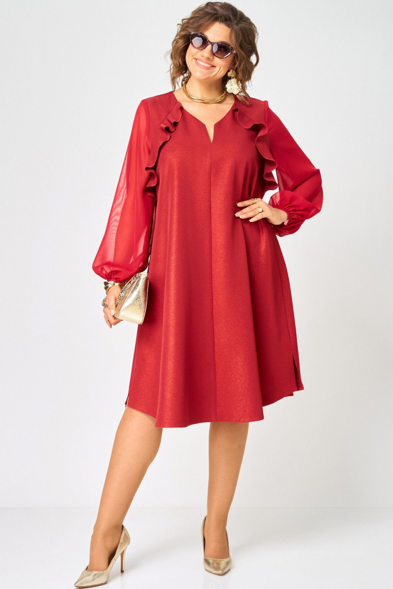 Платья EVA GRANT 7322А красный