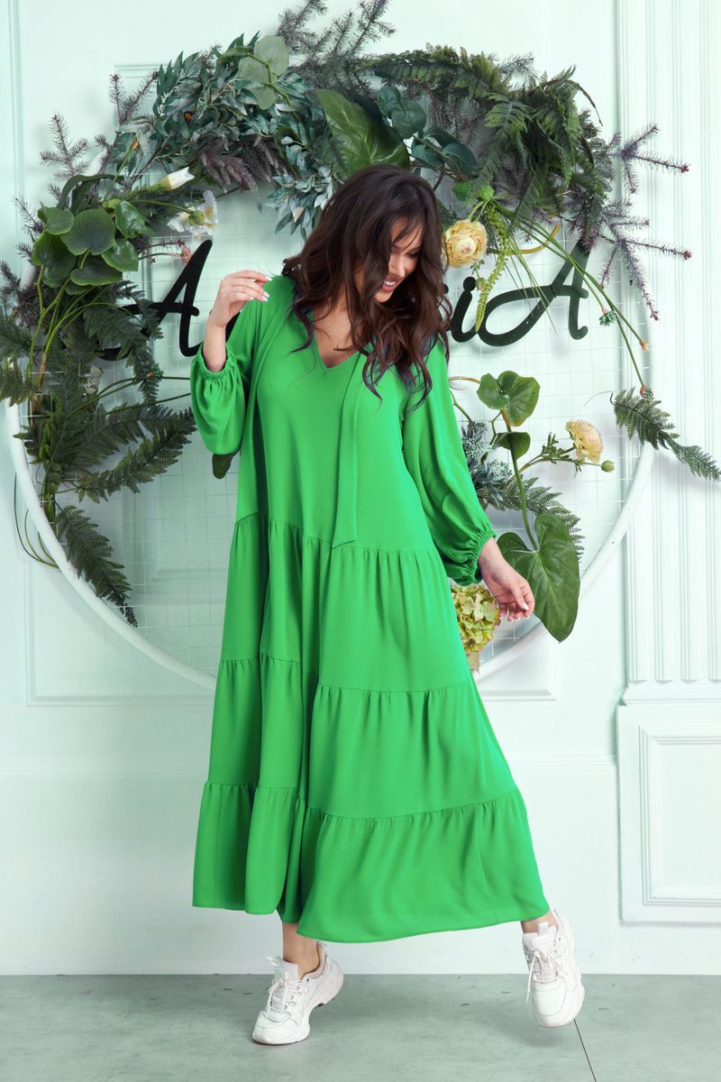 Платье Anastasia 626 ярко-зеленый