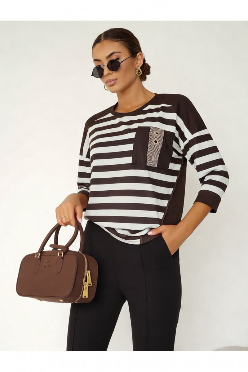 Блузы Nika.PL 0203104 коричневый