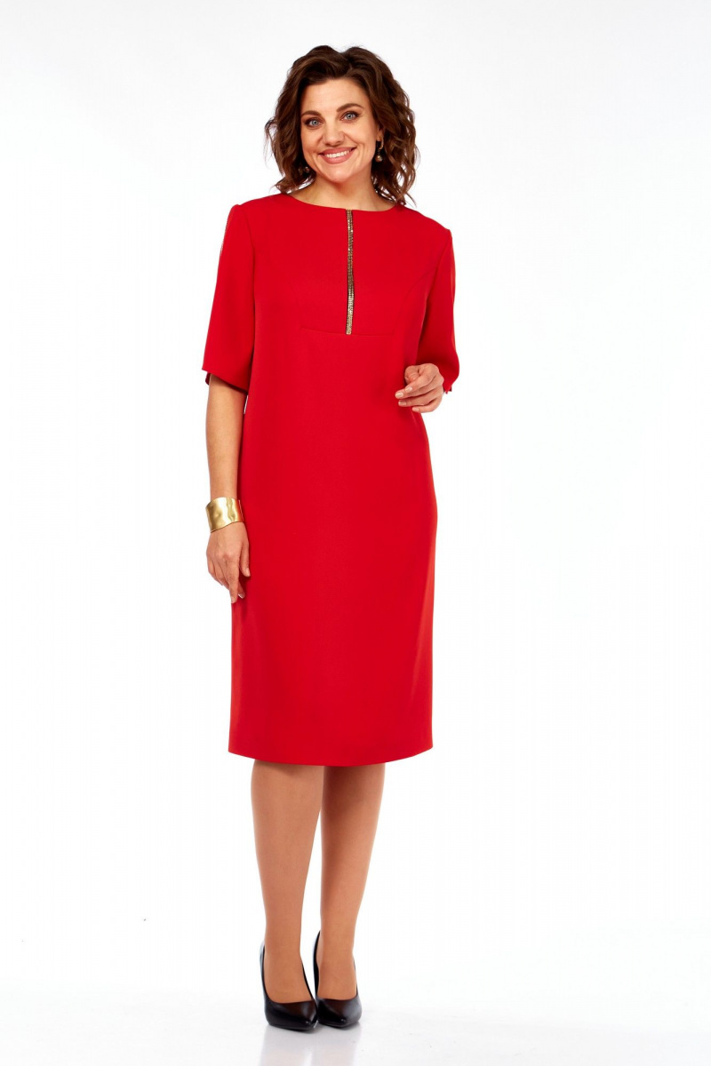 Платья Ольга Стиль С-984 красный