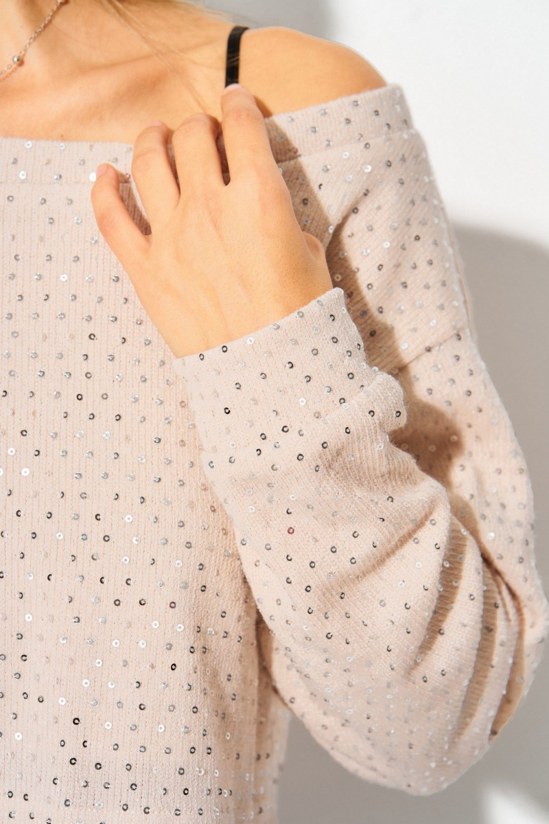 Плательный комплект Laikony L-504 пудра+черный