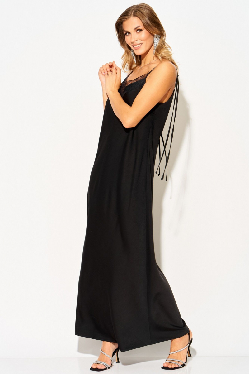 Плательный комплект Laikony L-504 пудра+черный