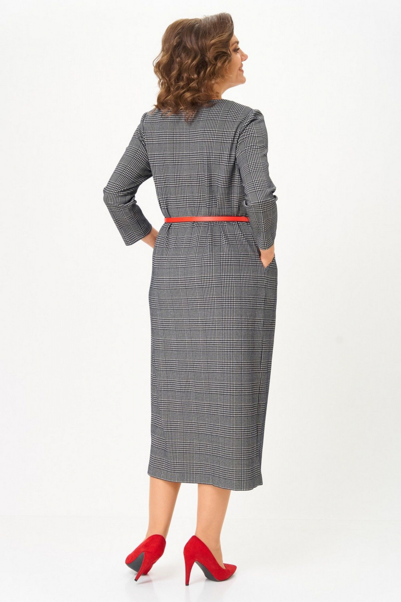 Платья Svetlana-Style 2166 серый_клетка