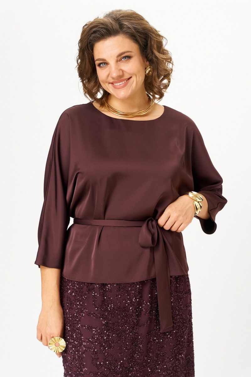 Юбочный комплект Koketka i K 1334 бордовый