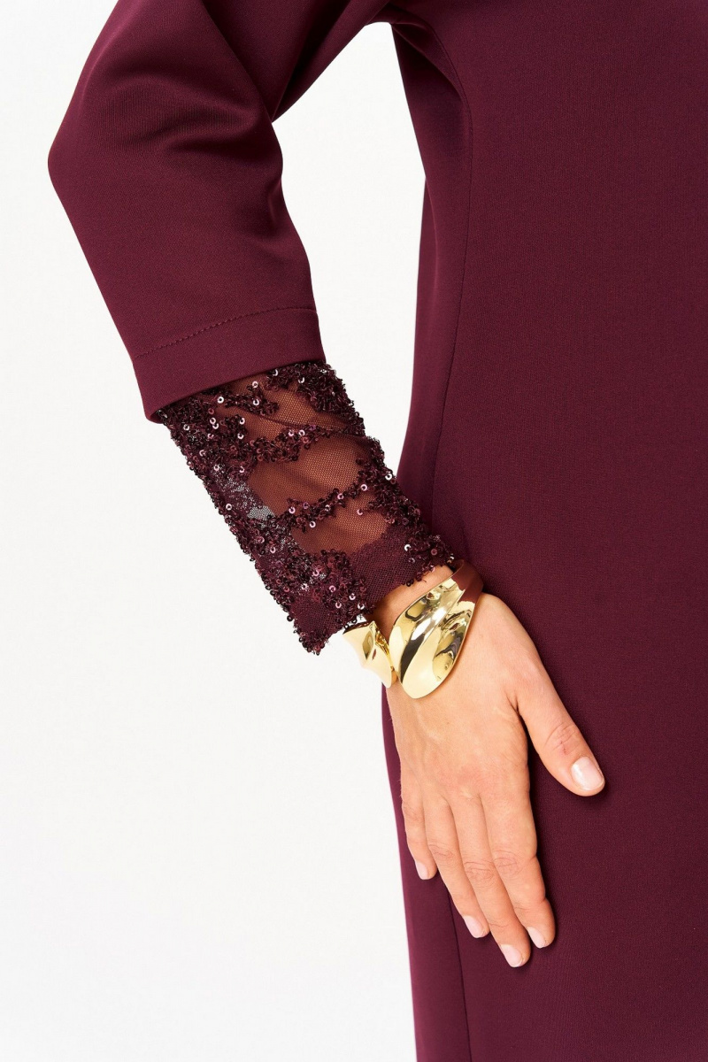 Платья Koketka i K 1337-1 бордовый