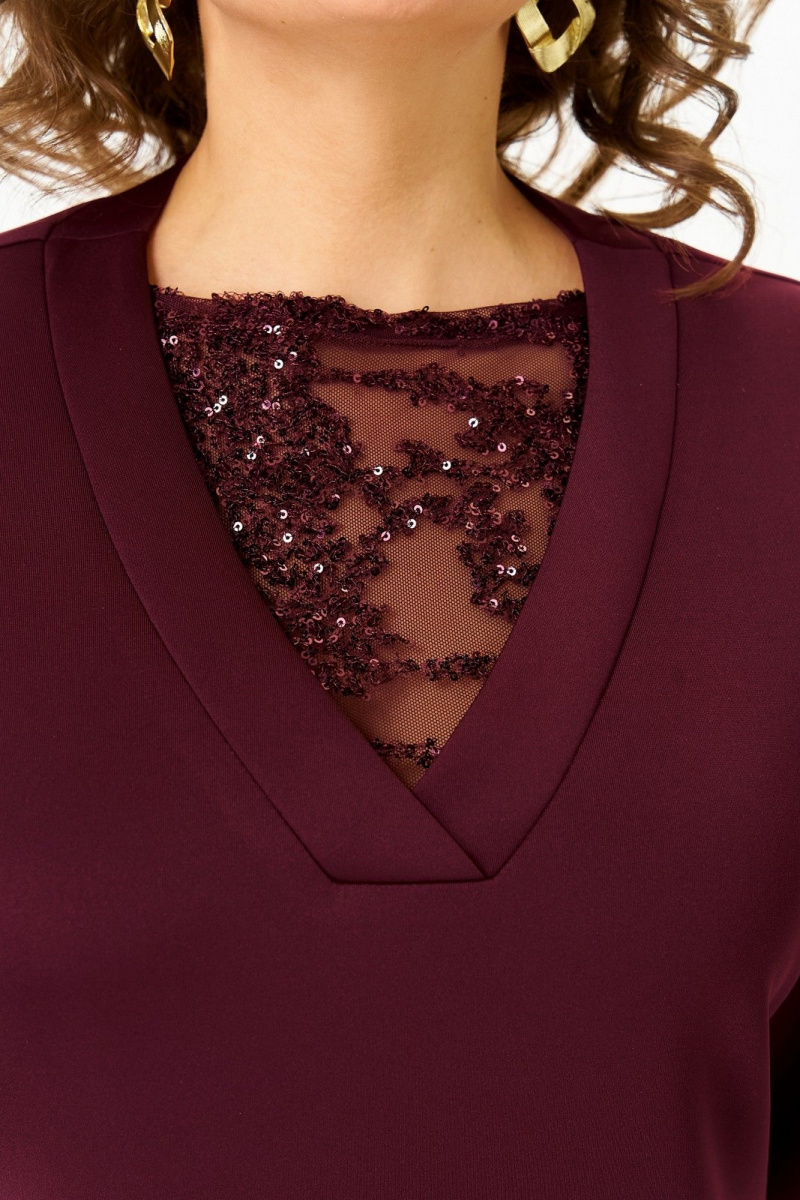 Платья Koketka i K 1337-1 бордовый