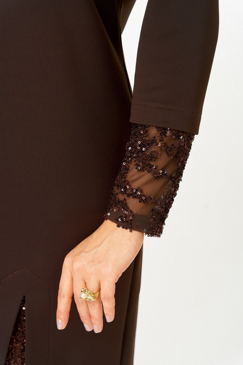 Платья Koketka i K 1337 коричневый