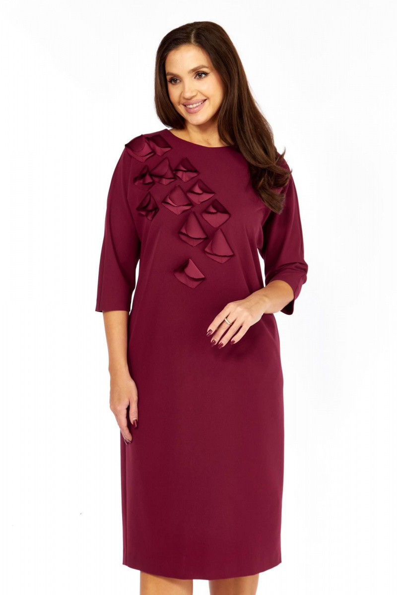 Платья Karina deLux M-1405 брусника