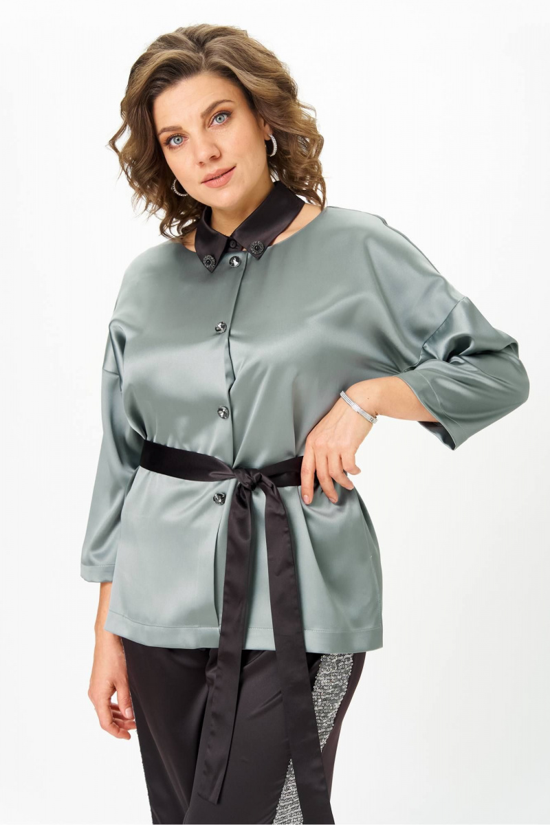 Блузы Andina city 5047-25 серый