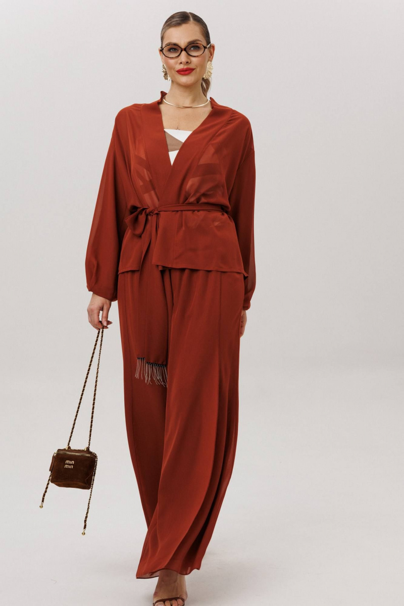 Брючный комплект Anastasia м-1063.1 табачный