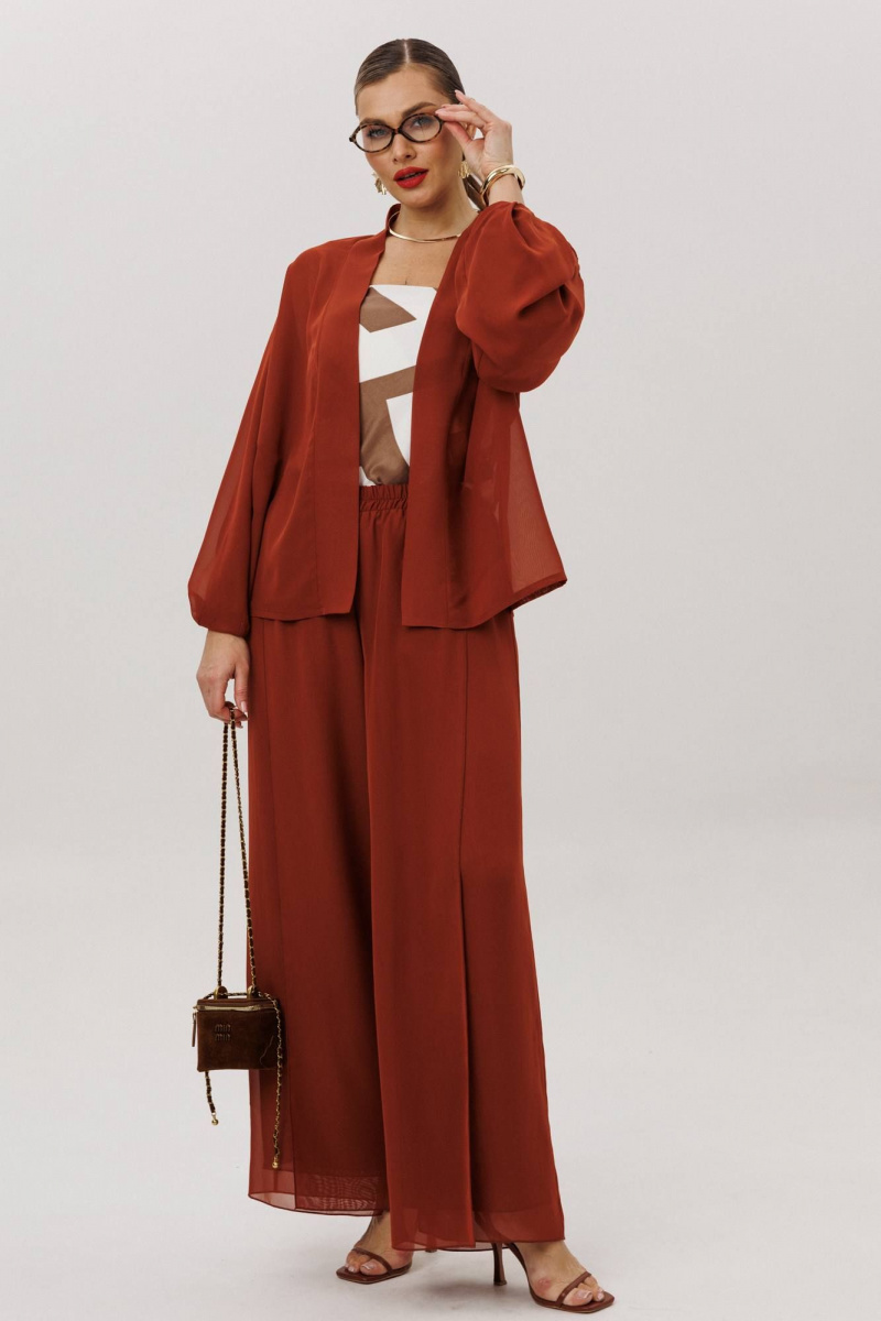 Брючный комплект Anastasia м-1063.1 табачный